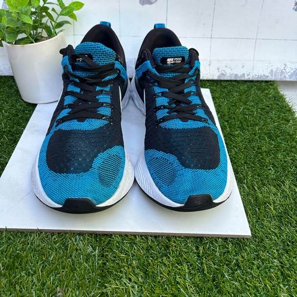 NIKE React Infinity flyknit 2 Running Blue Orbit & black size 12 - Picture 12 of 13